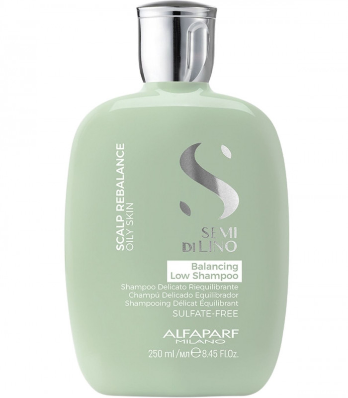 Шампунь для жирної шкіри голови Alfaparf Semi Di Lino Scalp Rebalance Balancing Low Shampoo купити в Києві, Україні ❤ Lavka Kaba
