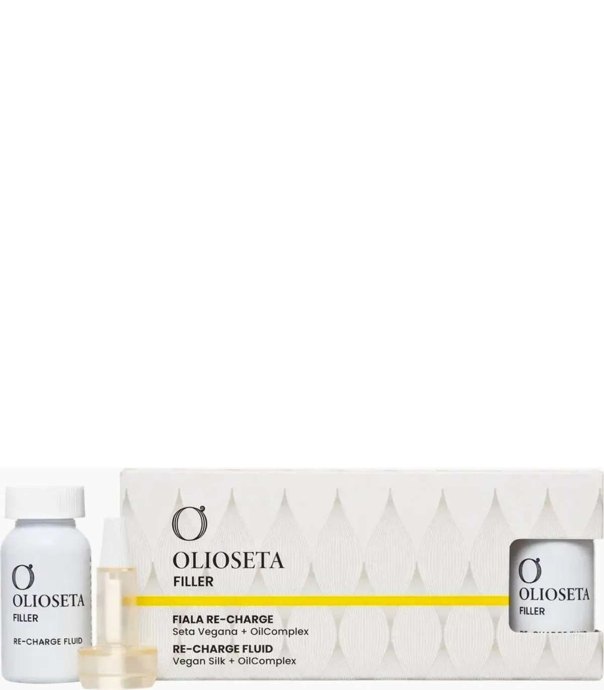 Barex Olioseta Filler Re-Charge Fluid Vegan Silk + Oil Complex Восстанавливающий филлер-флюид для волос купить в Киеве, Украине 
