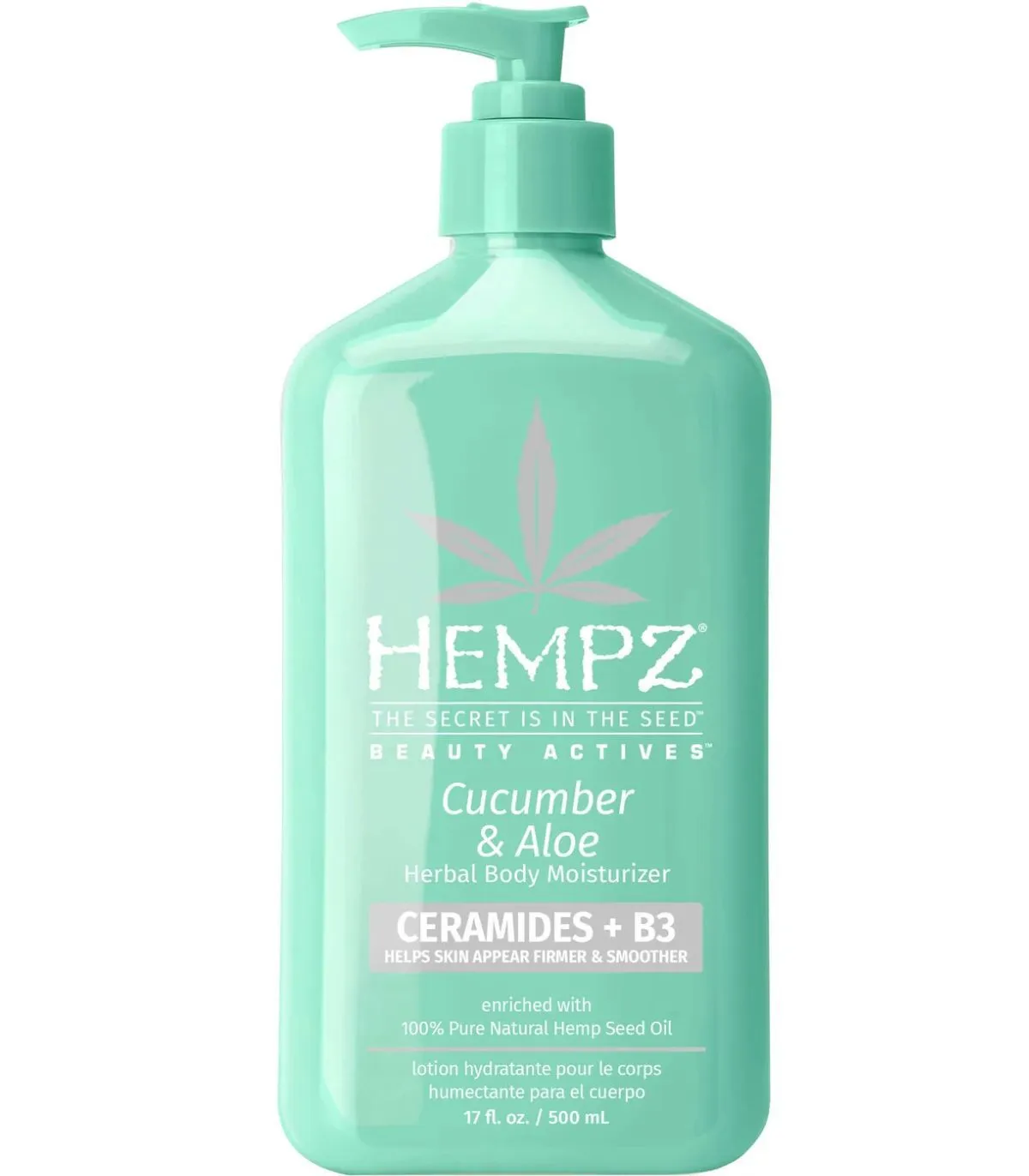 Hempz Beauty Actives Cucumber & Aloe Молочко для тіла Огірок, алоє, цераміди + В3 купити в Києві, Україні ❤️ Lavka Kabani