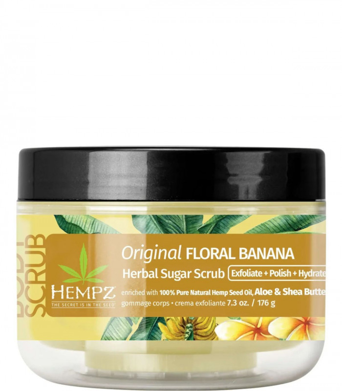 Hempz Original Floral Banana Herbal Sugar Scrub Скраб сахарный Ориджинал купить в Киеве, Украине ❤️ Lavka Kabani