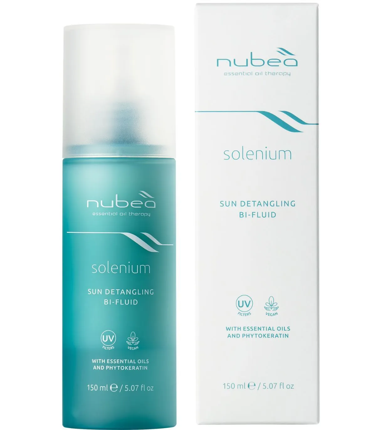 Nubea Solenium Sun Detangling Bi-fluid Двухфазный защитный и разглаживающий флюид для волос купить Киеве, Украине ❤️ Lavka Kaban