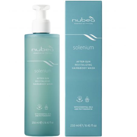 Ревитализирующий фреш-гель для волос и тела Nubea Solenium After-sun revitalizing hair&body wash