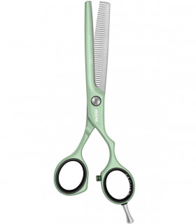 Филировочные ножницы Jaguar White Line Pastell Plus Matcha Offset 40 зубчиков