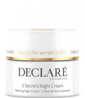 Declare Stress Balance 5 Secrets Night Cream Ночной восстанавливающий крем 5 секретов купить в Киеве, Украине ❤️ Lavka Kabani