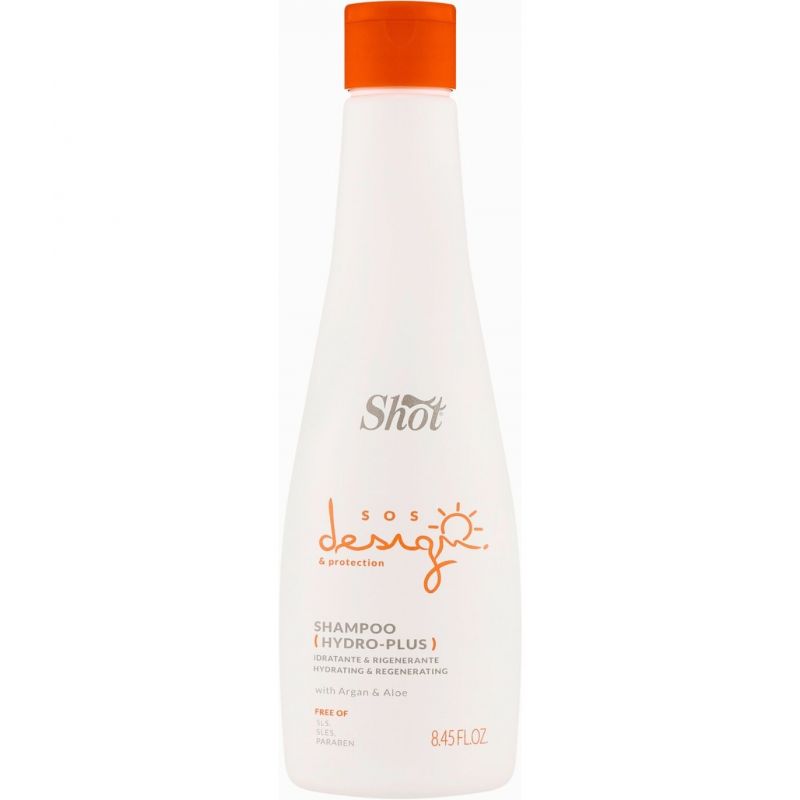 Шампунь із аргановим маслом Shot SOS Design Shampoo Hydro Plus