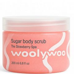 Цукровий скраб для тіла WoolyWoo Sugar Body Scrub The Strawberry Spa