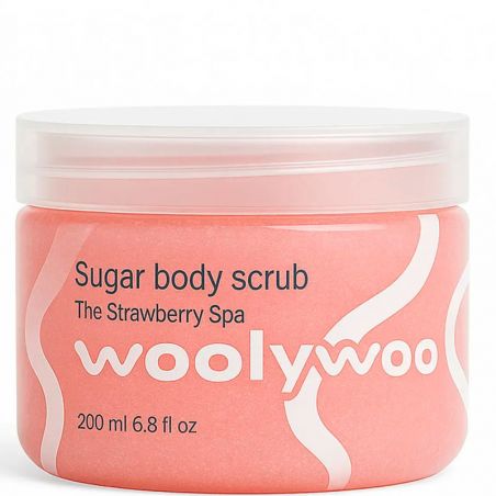 Сахарный скраб для тела WoolyWoo Sugar Body Scrub The Strawberry Spa