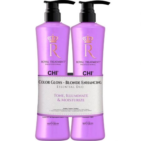 Набор для блонда CHI Royal Treatment Color Gloss Blonde Enhancing Essential Duo