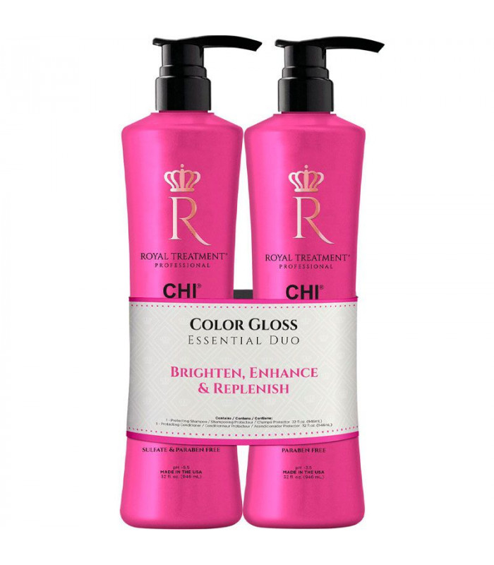 CHI Royal Treatment Color Gloss Essential Duo Набір для захисту кольору купити в Києві, Україні ❤️ Lavka Kabani