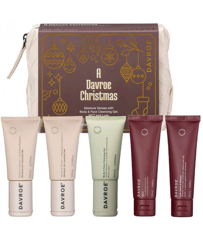 Davroe Moisture Senses Travel Pack Різдвяний тревел набір для зволоження купити в Києві, Україні ❤️ Lavka Kabani