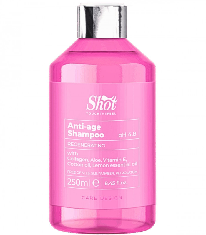 Shot Design Anti-аge Shampoo Шампунь відновлюючий купити в Україні ❤️ Lavka Kabani