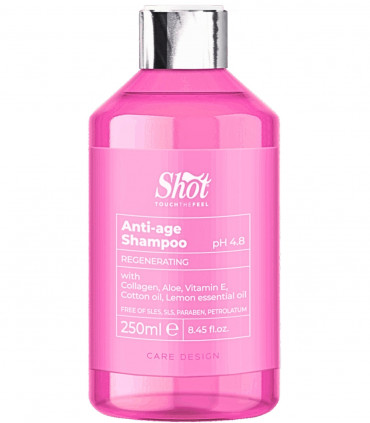 Shot Design Anti-аge Shampoo Шампунь відновлюючий купити в Україні ❤️ Lavka Kabani