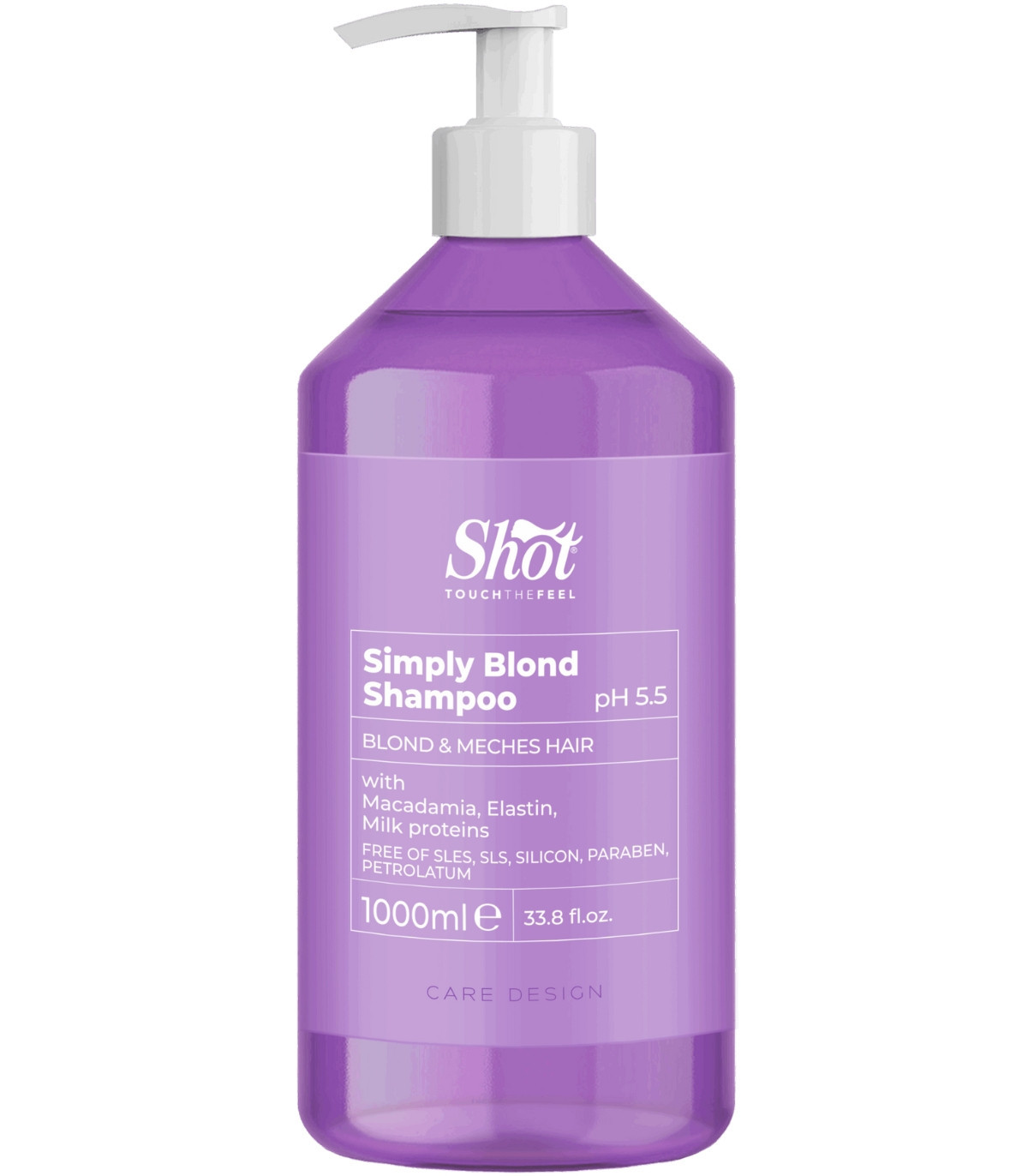 Shot Design Simply Blond Shampoo Шампунь для осветленных волос купить в Украине ❤️ Lavka Kabani