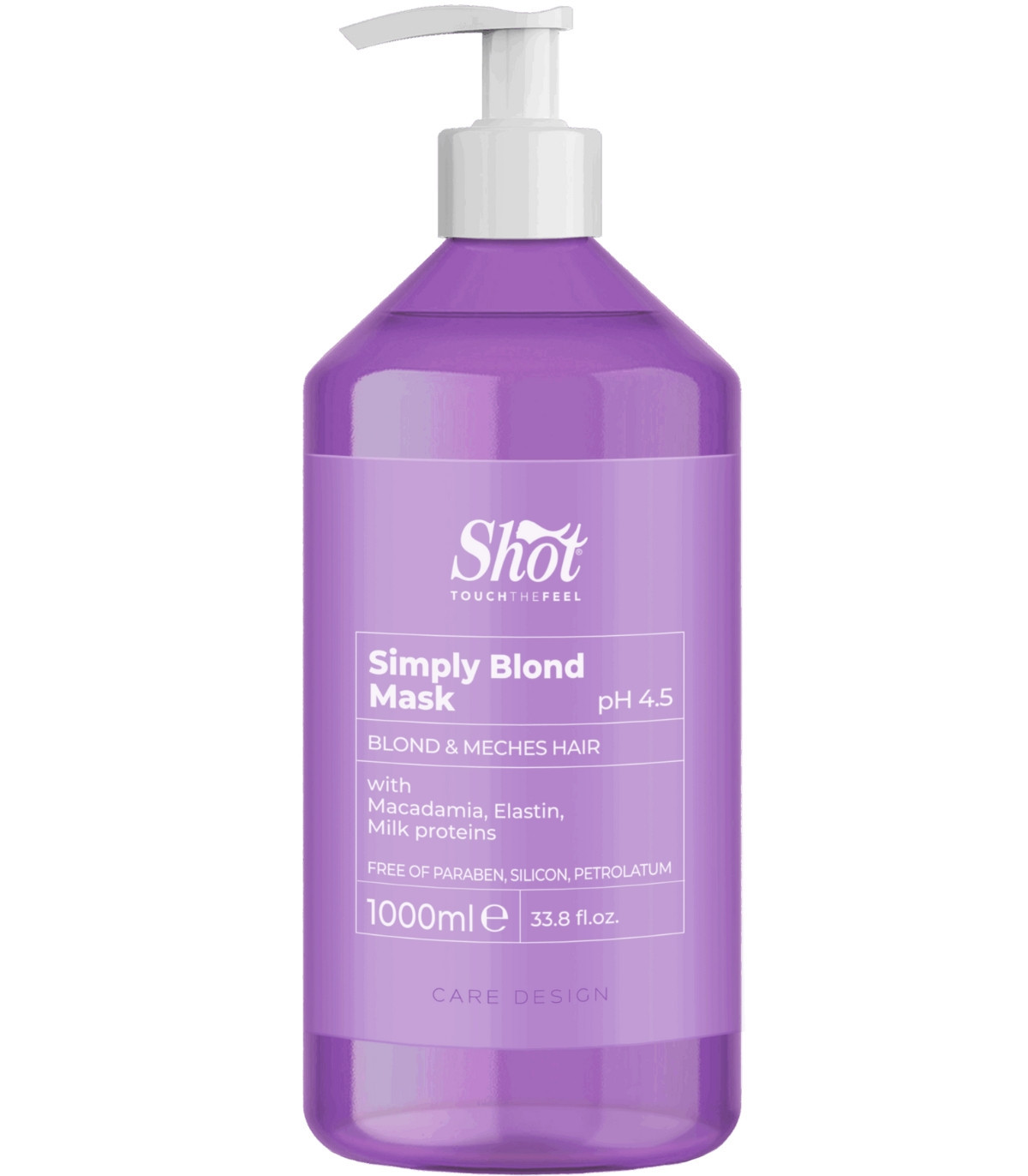Shot Design Simply Blond Mask Маска для осветленных волос купить в Украине ❤️ Lavka Kabani