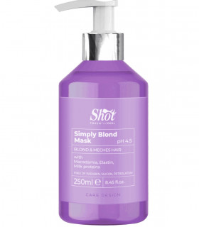Shot Design Simply Blond Mask Маска для осветленных волос купить в Украине ❤️ Lavka Kabani