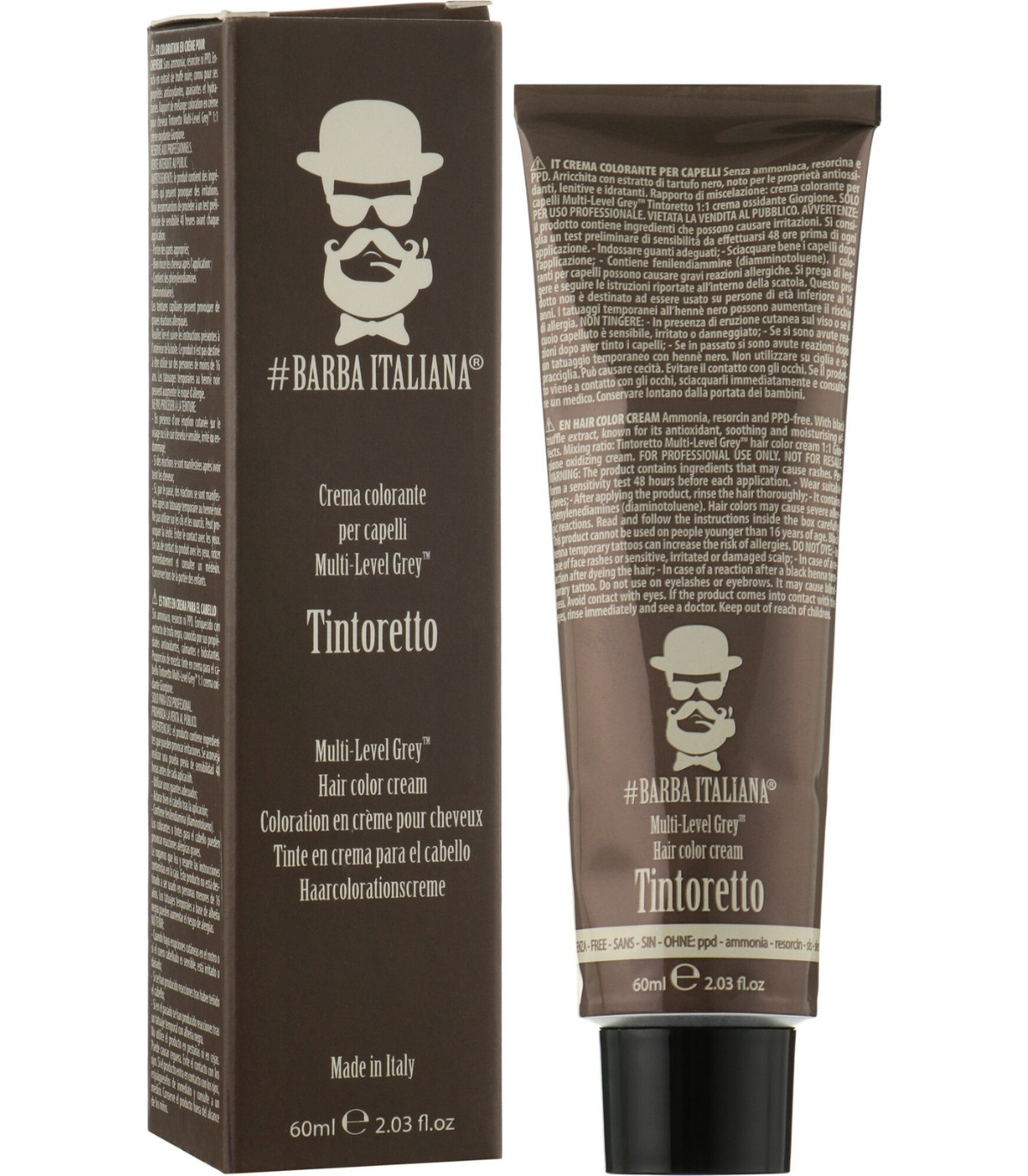 Barba Italiana Tintoretto Multi Level Grey