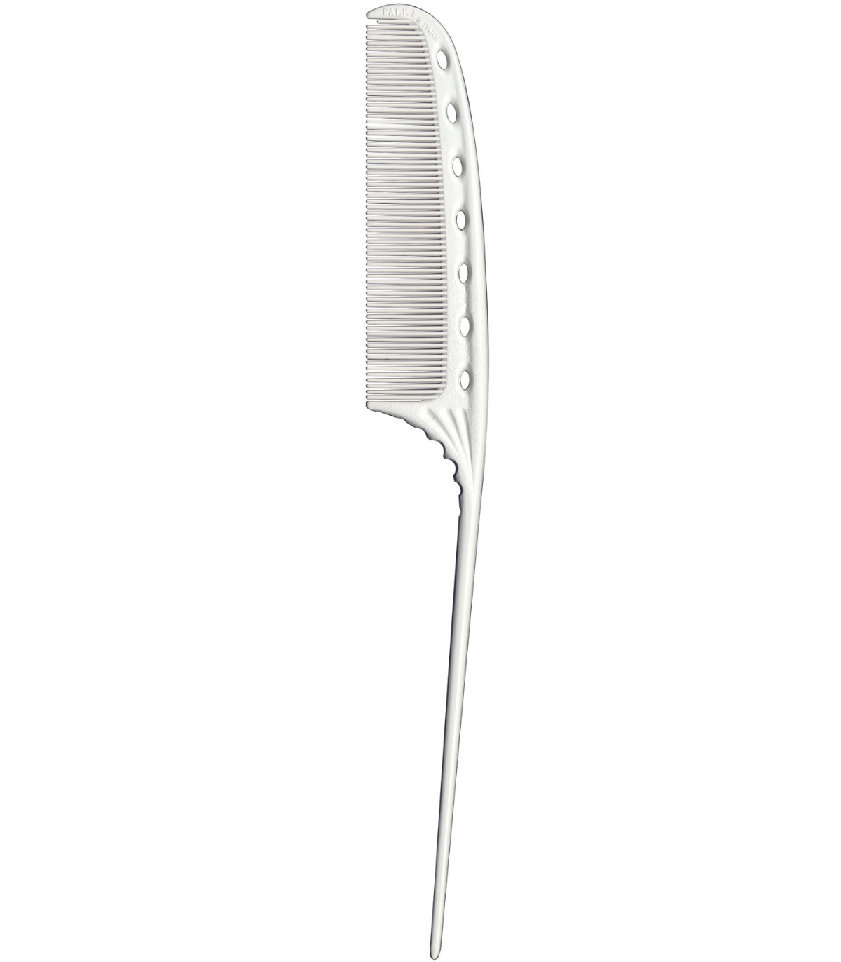 Y.S.Park YS-113 Fine Tooth Mini Tail Comb, White