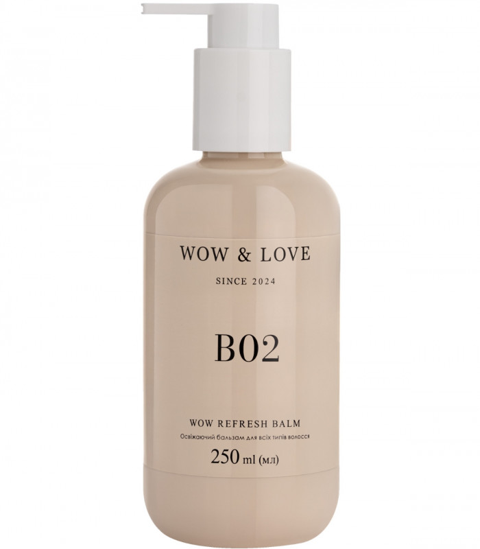 Освіжаючий бальзам для всіх типів волосся WOW & LOVE B02 Wow Refresh Balm
