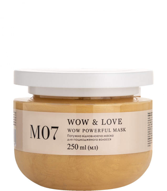 Мощная восстанавливающая маска для поврежденных волос WOW & LOVE M07 Wow Powerful Mask
