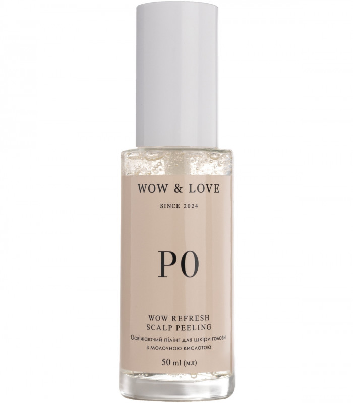 Освежающий пилинг для кожи головы с молочной кислотой WOW & LOVE P0 Wow Refresh Scalp Peeling