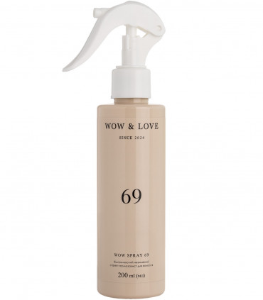 Відновлюючий незмивний спрей-термозахист для волосся WOW & LOVE 69 Wow Spray