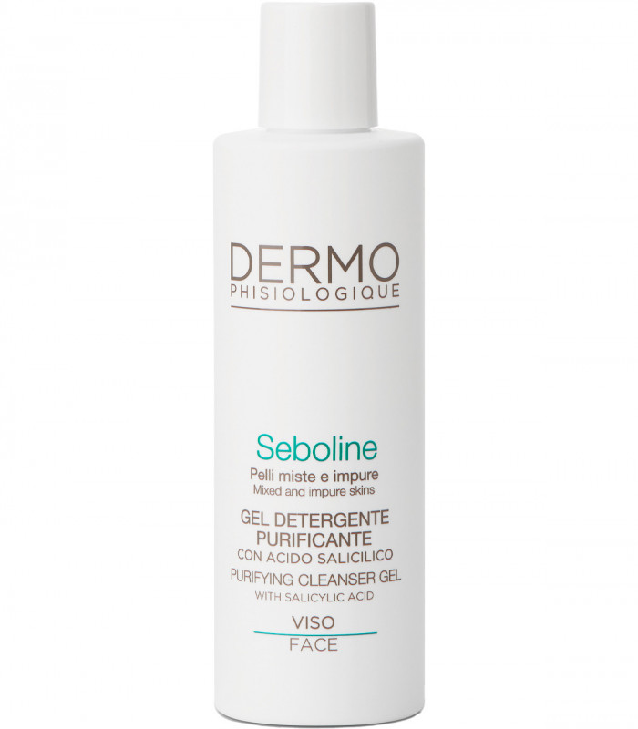 Очищаючий гель для проблемної та жирної шкіри Dermophisiologique Seboline Purifying Cleanser Gel