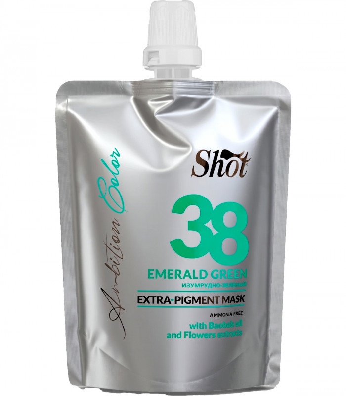 Shot Ambition Color Extra Pigment Mask Emerald Green 38