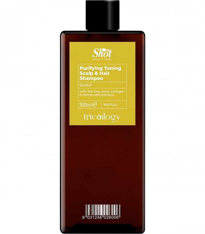 Тонизирующий шампунь для кожи головы и волос Shot Purifying Toning Scalp & Hair Shampoo