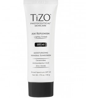 Крем дневной питательный с легким оттенком TiZO Photoceutical Skincare AM Replenish Lightly Tinted SPF 40