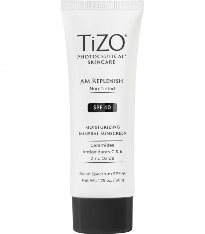 Крем денний поживний без відтінку TiZO Photoceutical Skincare AM Replenish Non-Tinted SPF 40