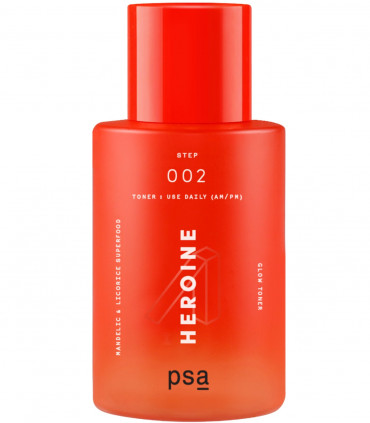 Тонер суперпитательный с миндальной кислотой PSA Heroine Mandelic & Licorice Superfood Glow Toner