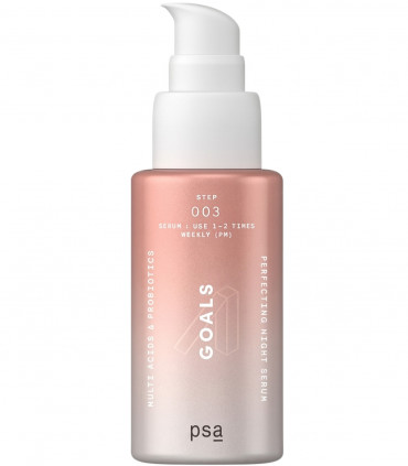 Сыворотка ночная антиоксидантная PSA Goals Multi Acids & Probiotics Perfecting Night Serum