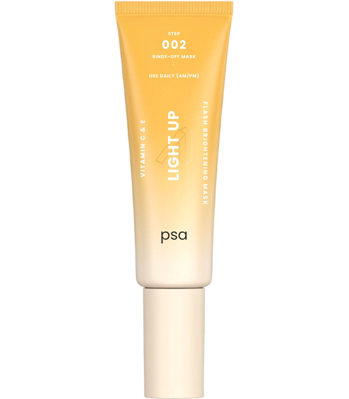 Маска осветляющая для лица с витаминами C и E PSA Light Up Vitamin C & E Flash Brightening Mask
