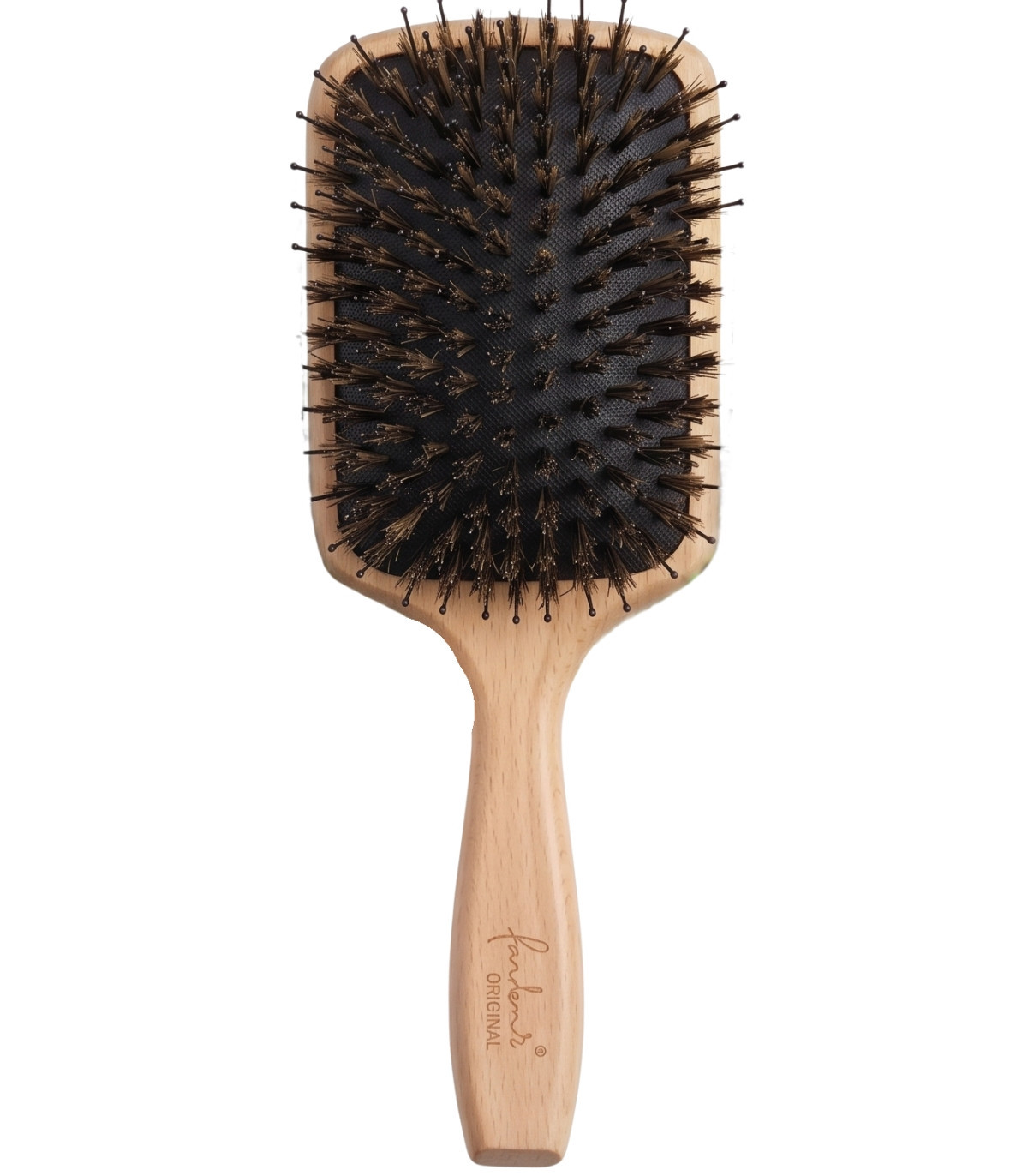 Масажна щітка Pandora's Paddle Brush з бука та натуральної щетини кабана