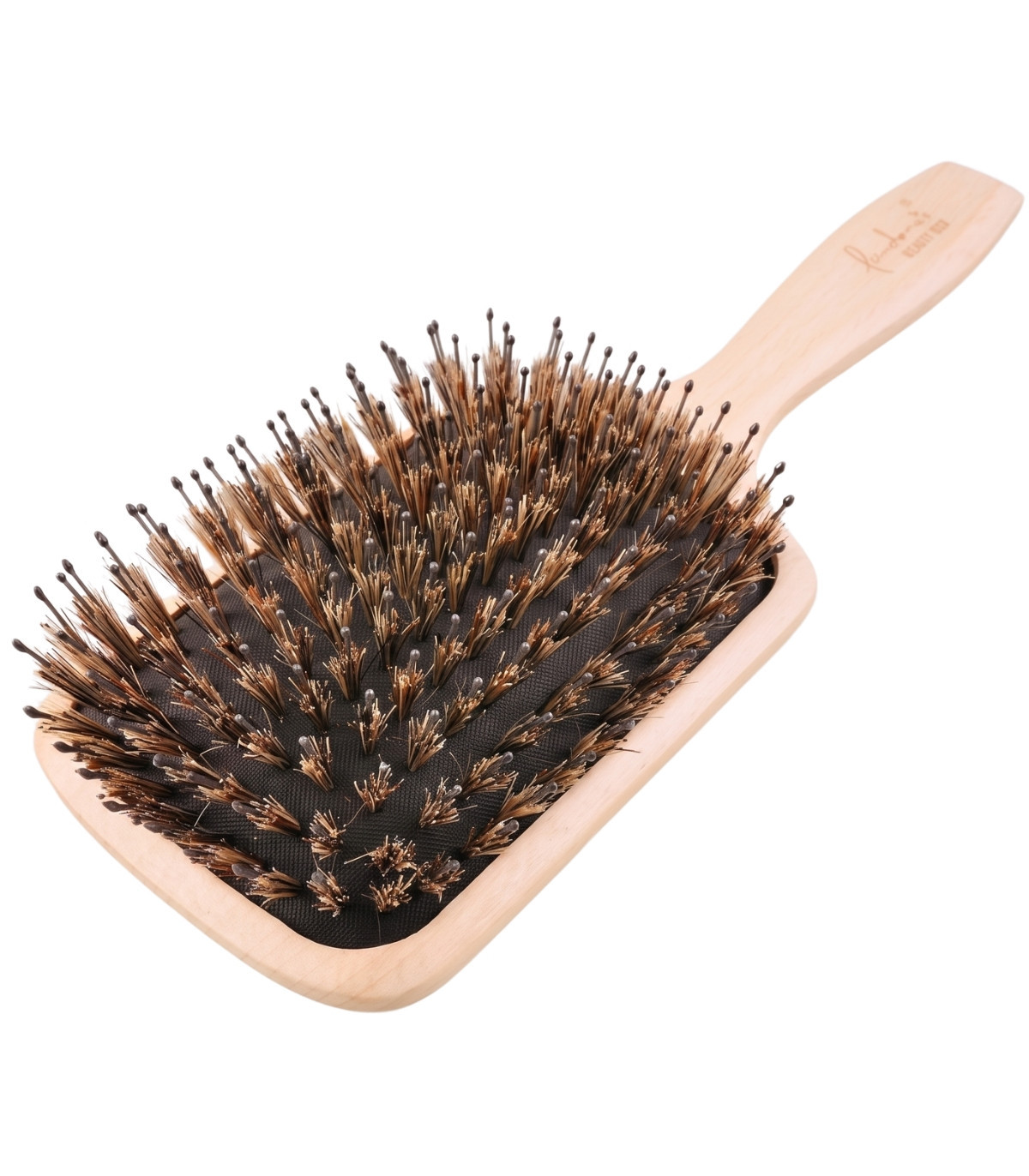 Масажна щітка Pandora's Paddle Brush з бука та натуральної щетини кабана