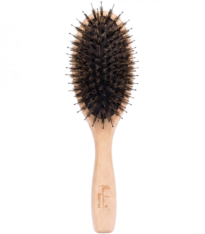Масажна щітка  Pandora's Cusion Brush з бука та щетини кабана, L