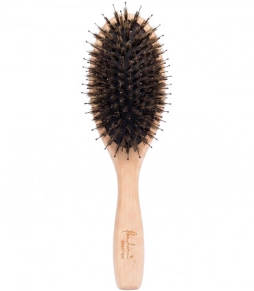Массажная щетка Pandora's Cusion Brush из бука и щетины кабана, L