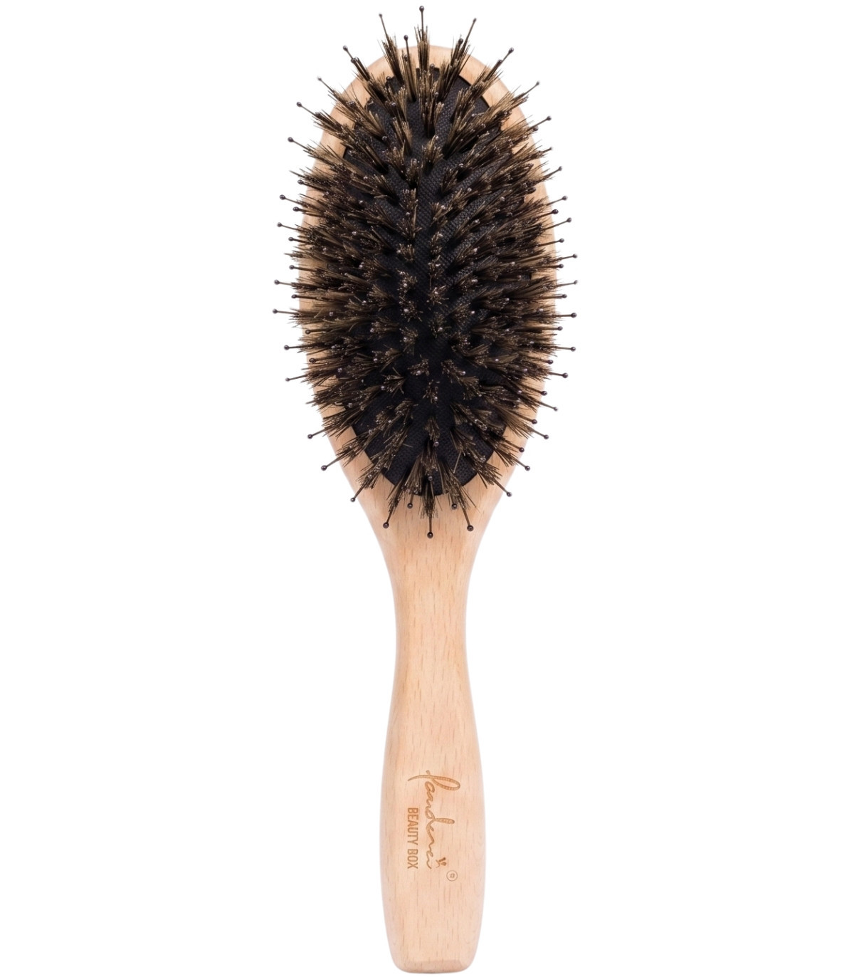 Масажна щітка  Pandora's Cusion Brush з бука та щетини кабана, L