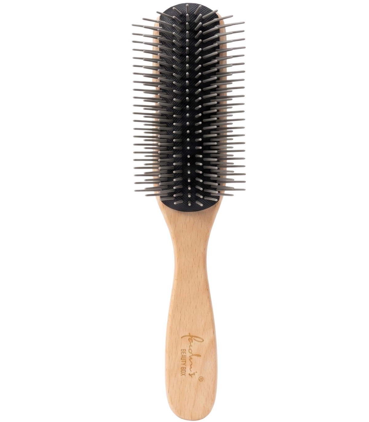 Деревянная щетка Pandora's Denman Brush для укладки волос с ионным покрытием