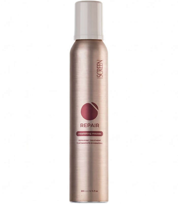 Відновлювальний незмивний мус для пошкодженого волосся Screen Repair Nourishing Mousse