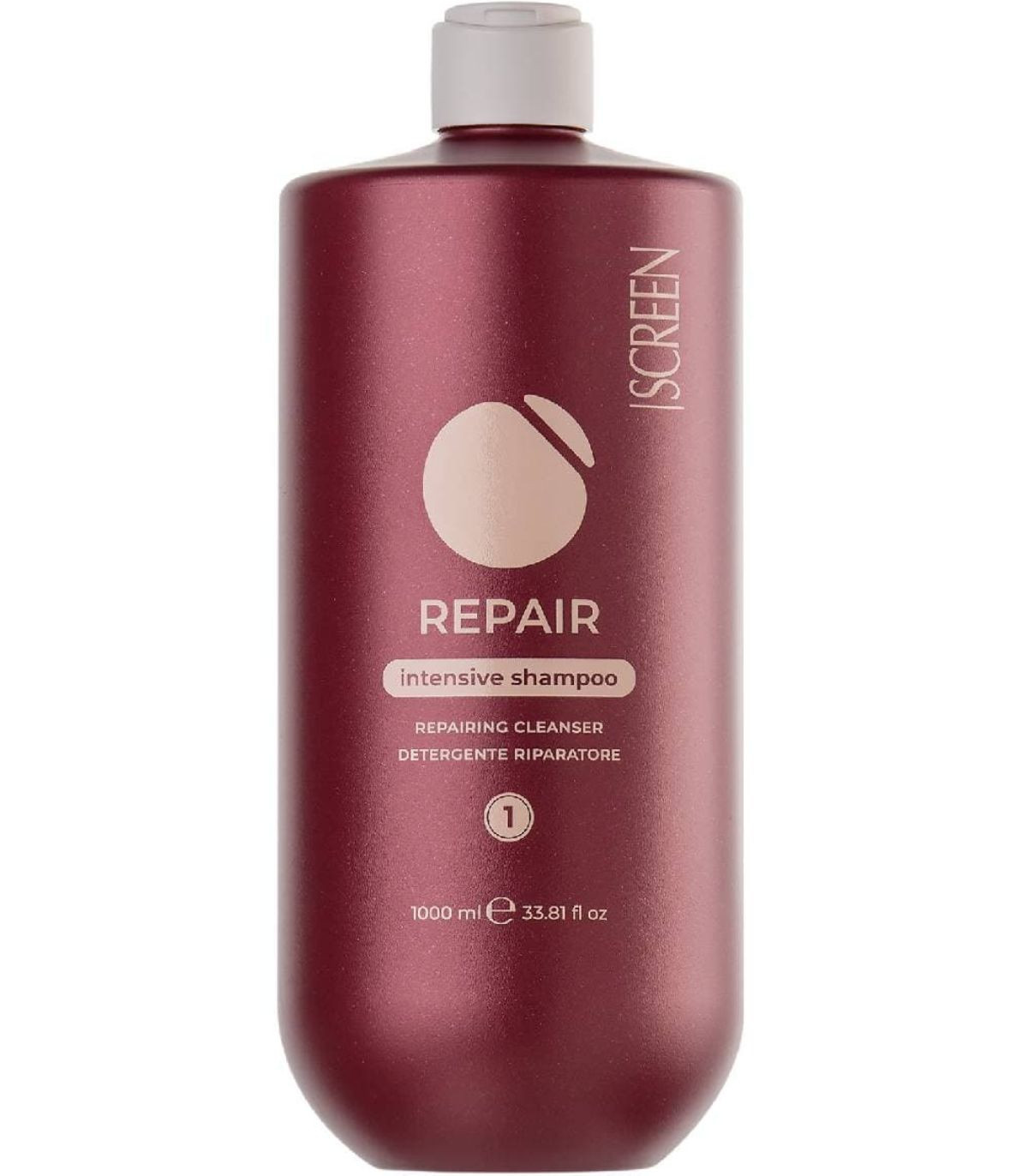 Интенсивный шампунь для восстановления волос Screen Repair Intensive Shampoo Stage 1, 1000 мл
