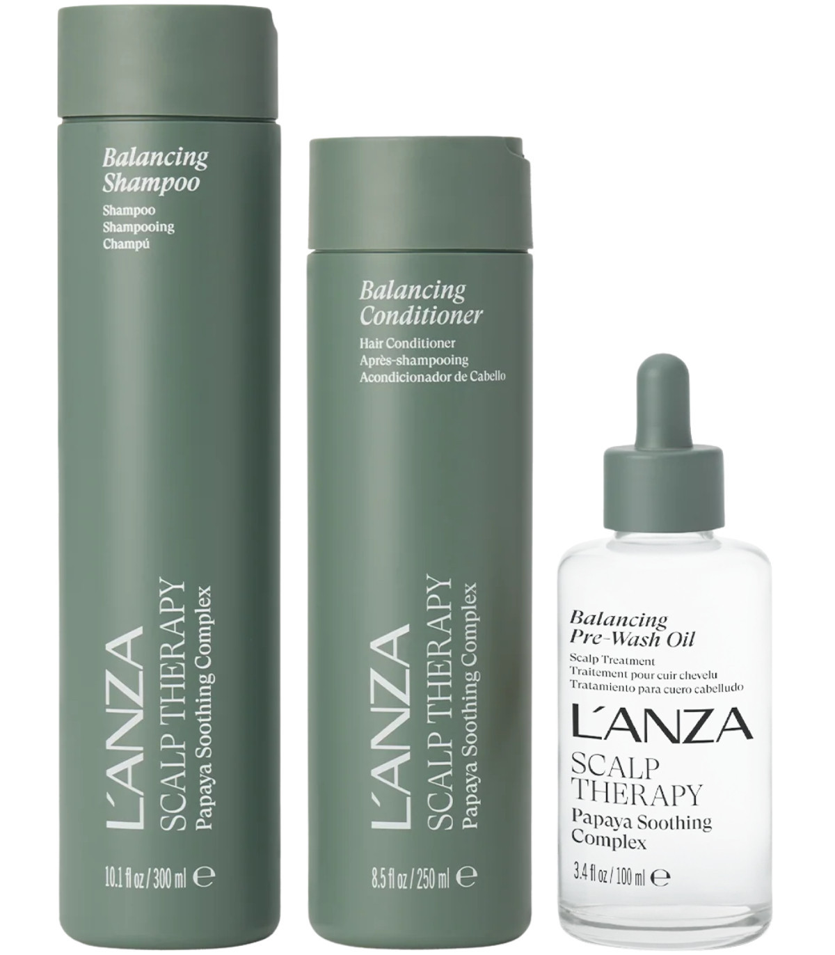Набор для восстановления баланса кожи головы Lanza Scalp Therapy Balancing System Trio