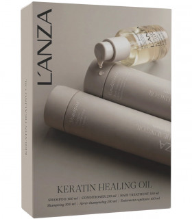 Набір для відновлення волосся Lanza Keratin Healing Oil Holiday Trio