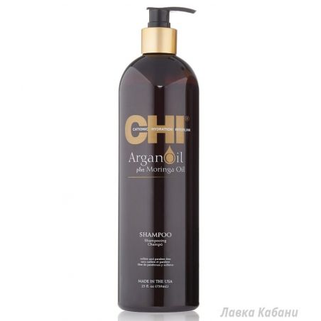 Фото Восстанавливающий шампунь CHI Argan Oil Plus Moringa Oil Shampoo