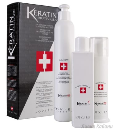 Система глибокого відновлення волосся Lovien Keratin Hair Reconstruction System