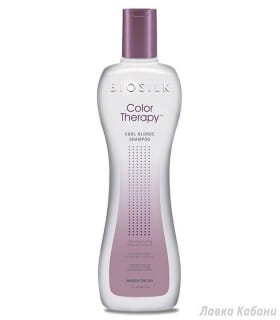Фото фиолетового шампуня Biosilk Color Therapy Cool blonde shampoo 