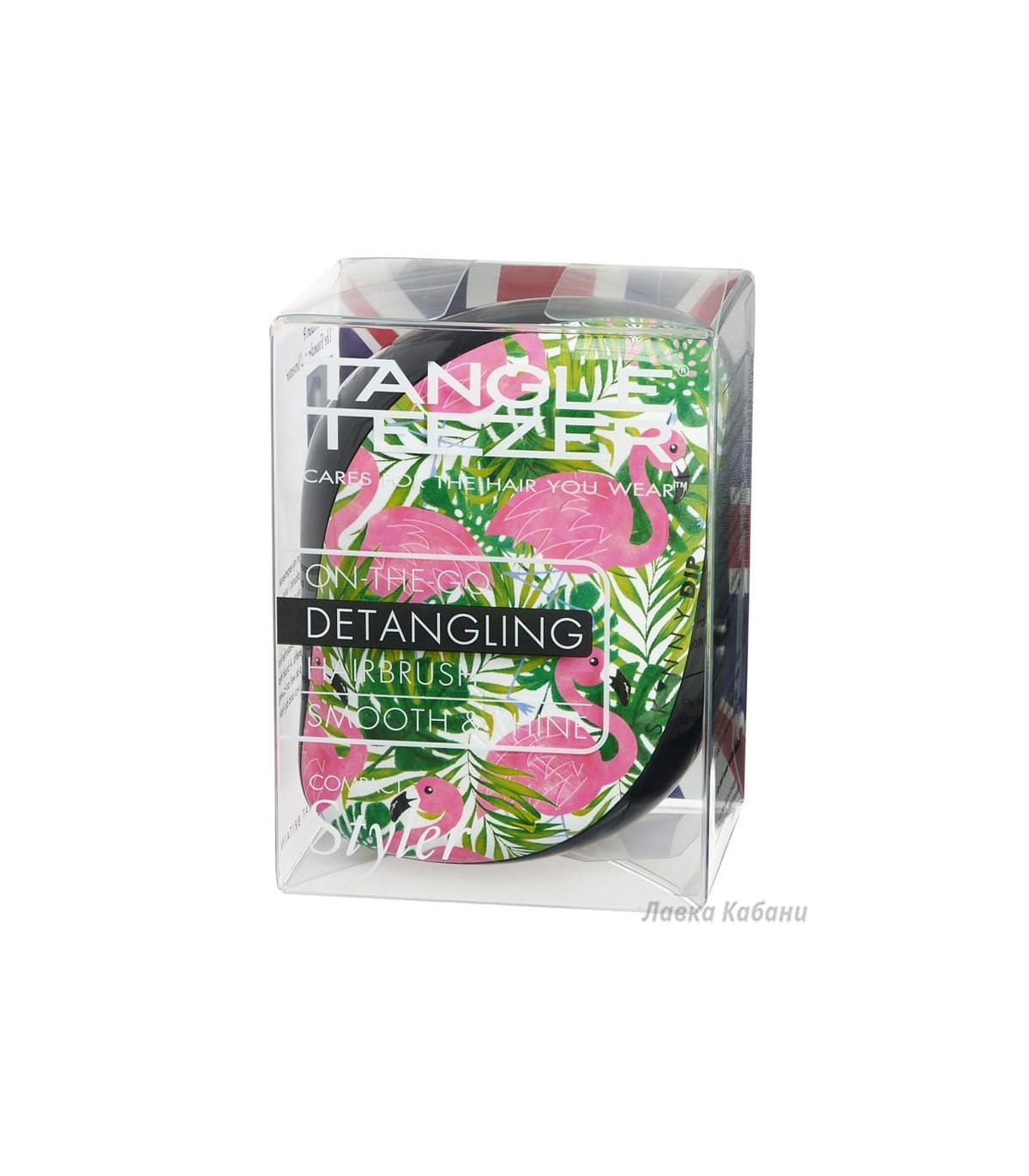 Фото 1 Tangle Teezer Compact Styler Flamingo Skinny Dip White