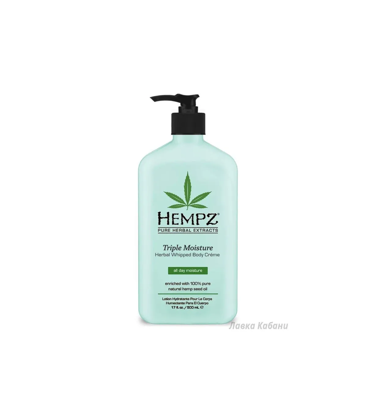 Фото Нежного крема для тела тройного действия Hempz