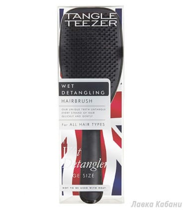 Фото Tangle Teezer The Large Wet Detangler Black Gloss