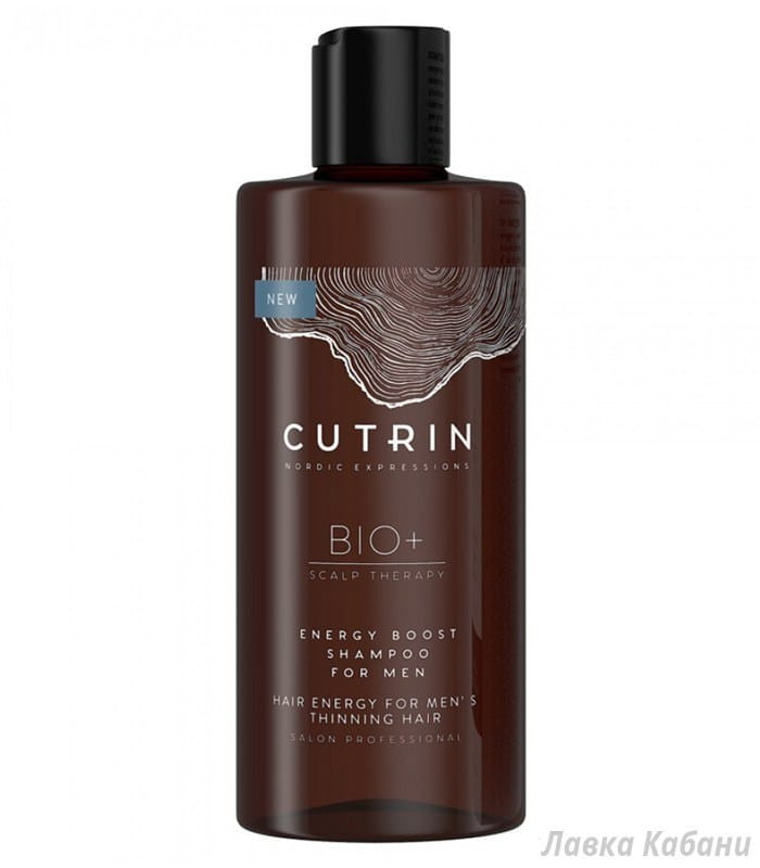 Cutrin Bio + Енергетичний шампунь проти випадіння для чоловіків